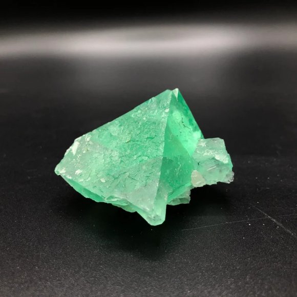 Green Fluorite Crystal Mineral Specimen Octahedron Cube, Riemvasmaak S. Africa - Picture 5 of 7